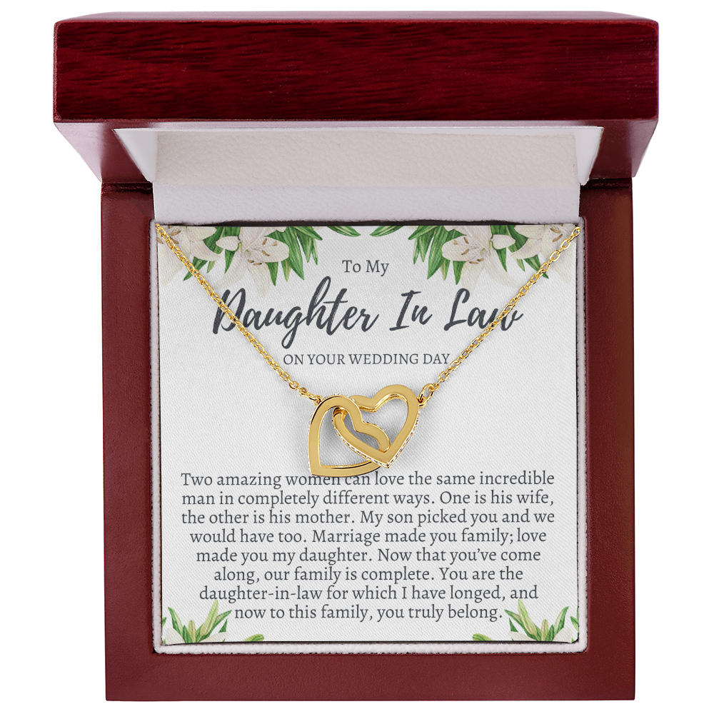 Wedding Gift for Daughter in Law from Mother in Law - Welcome to the Family