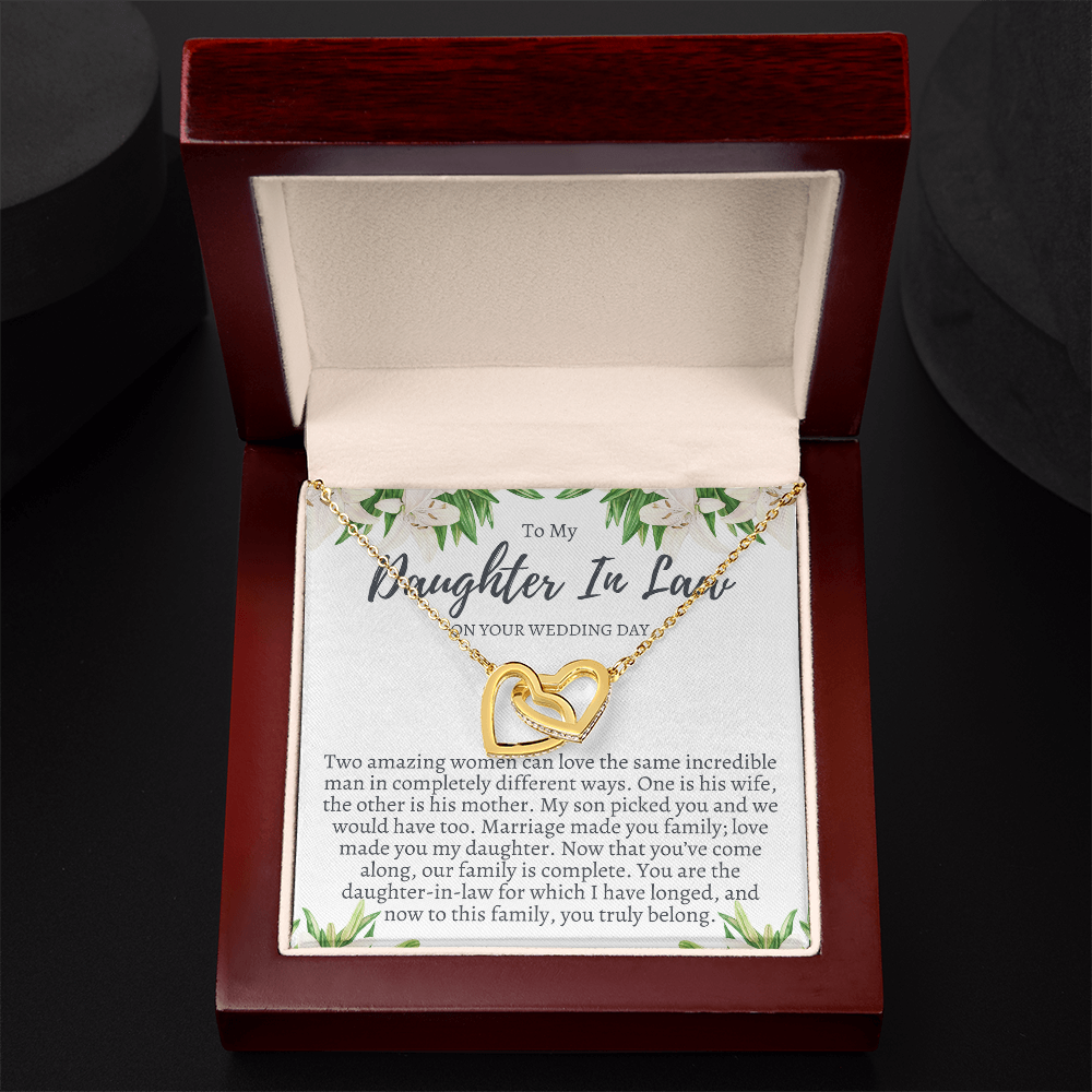 Wedding Gift for Daughter in Law from Mother in Law - Welcome to the Family
