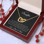 To Our Daughter — Interlocking Hearts Necklace from Mom & Dad | Wedding Gift