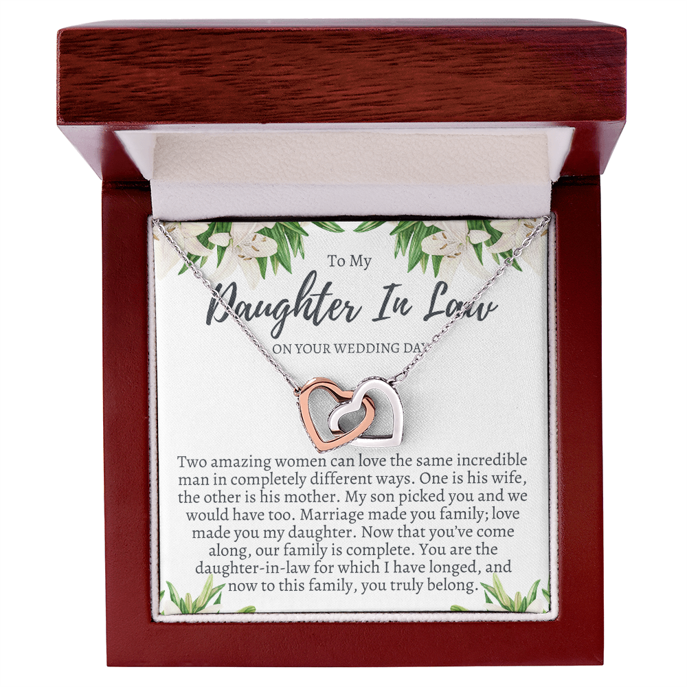 Wedding Gift for Daughter in Law from Mother in Law - Welcome to the Family