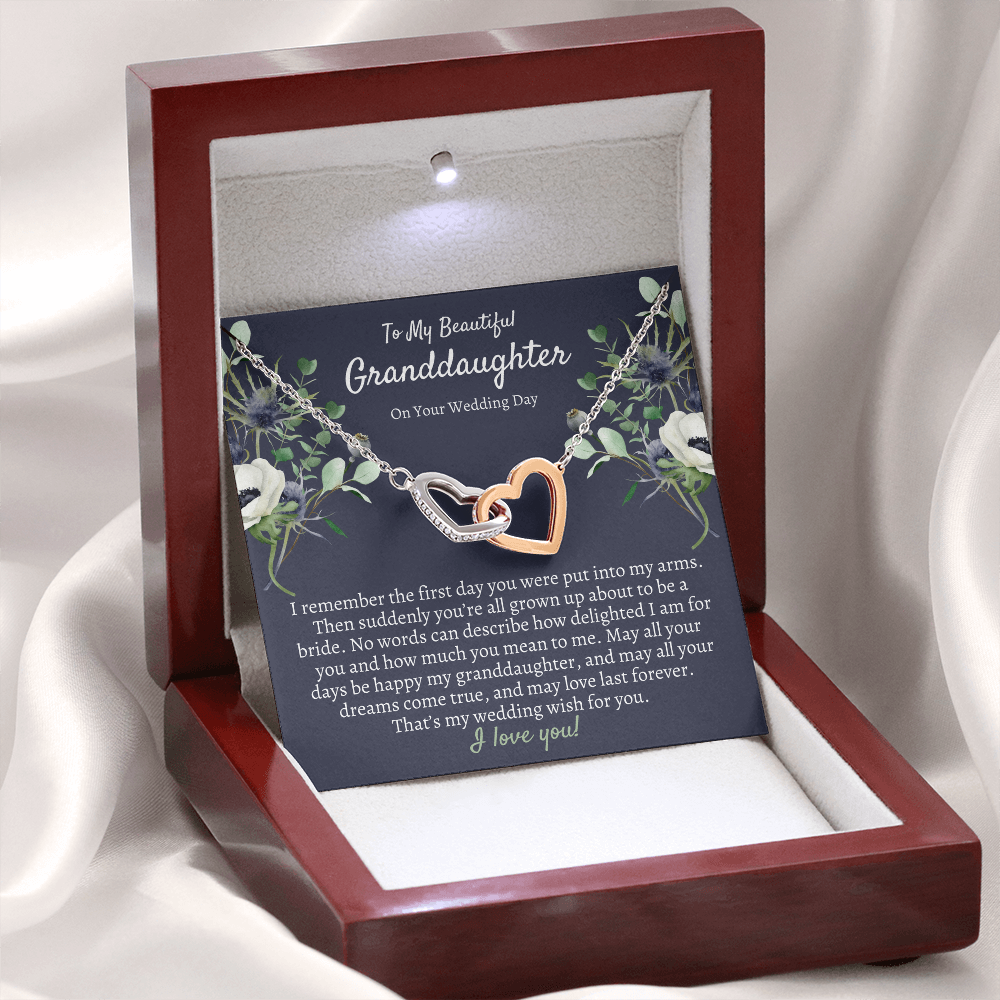 Wedding Gift for Granddaughter from Grandma - To My Beautiful Granddaughter