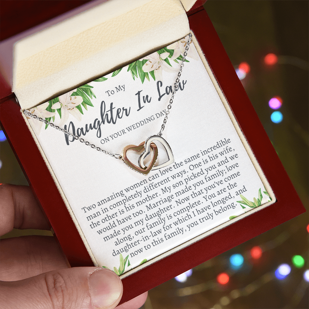 Wedding Gift for Daughter in Law from Mother in Law - Welcome to the Family