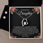 To My Daughter Gift, Necklace Earring Set Gift from Dad, Dad to Daughter, Daughter Birthday Daughter Christmas Gift, Daughter Gift Box