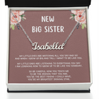 New Big Sister Gifts, Gifts for New Big Sister, Future Big Sister, Necklace Gifts from Baby to Big Sister, Big Sister Gift From New Baby