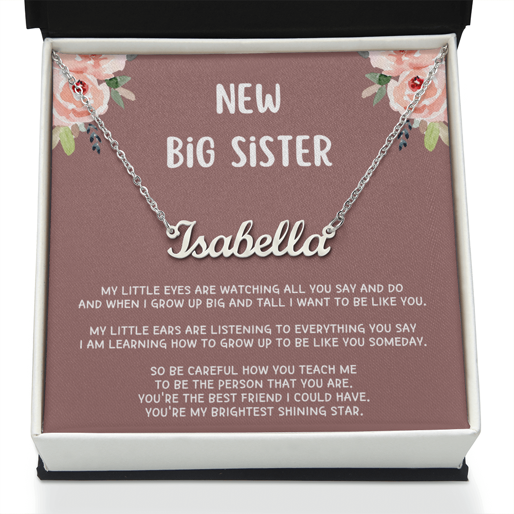 New Big Sister Gifts, Gifts for New Big Sister, Future Big Sister, Necklace Gifts from Baby to Big Sister, Big Sister Gift From New Baby
