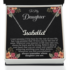 To My Daughter – “Remember Whose Daughter You Are” Personalized Name Necklace