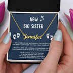 New Big Sister Gifts, Gifts for New Big Sister, Future Big Sister, Necklace Gifts from Baby to Big Sister, Big Sister Gift From New Baby