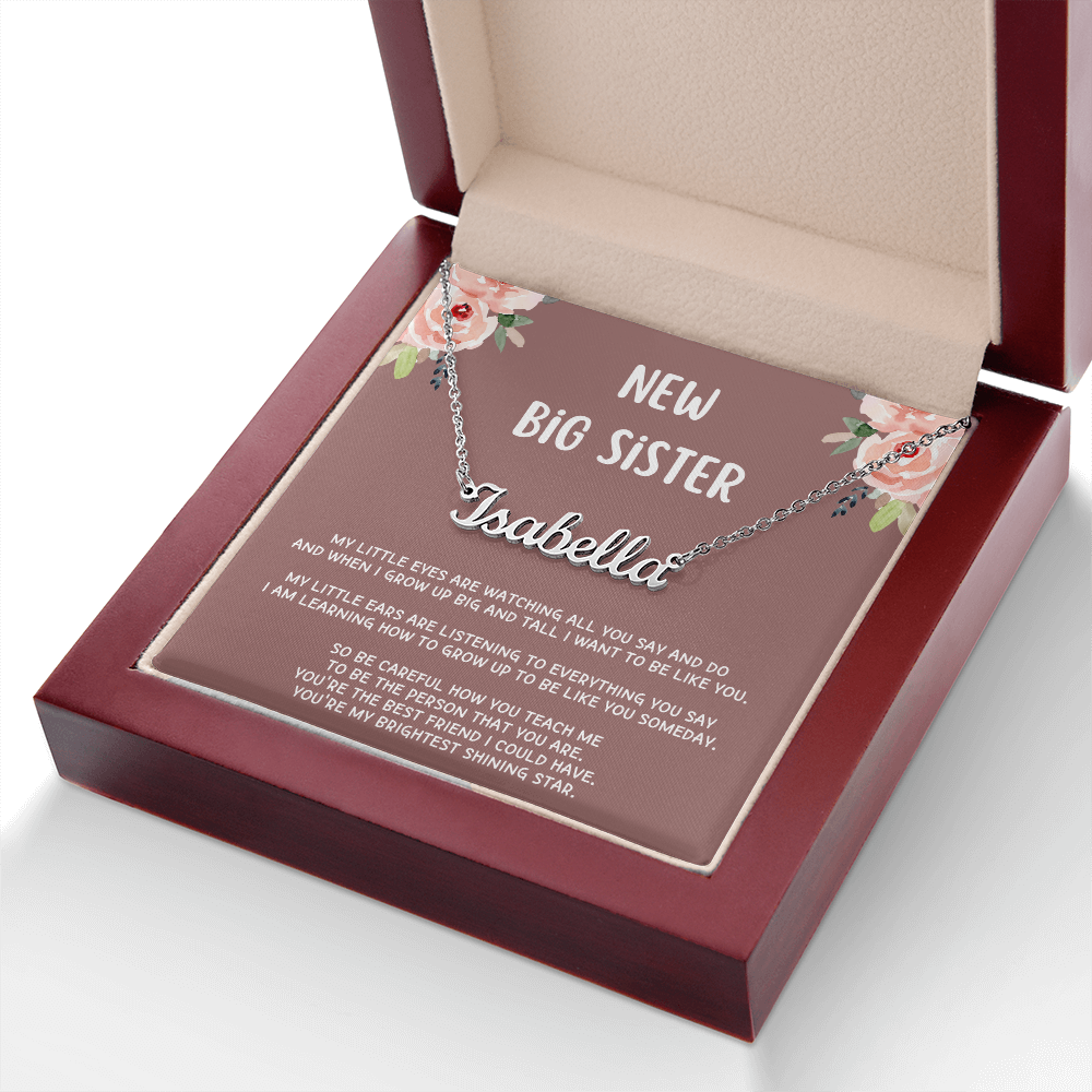 New Big Sister Gifts, Gifts for New Big Sister, Future Big Sister, Necklace Gifts from Baby to Big Sister, Big Sister Gift From New Baby