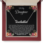 To My Daughter – “Remember Whose Daughter You Are” Personalized Name Necklace