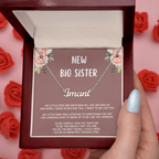 New Big Sister Gifts, Gifts for New Big Sister, Future Big Sister, Necklace Gifts from Baby to Big Sister, Big Sister Gift From New Baby
