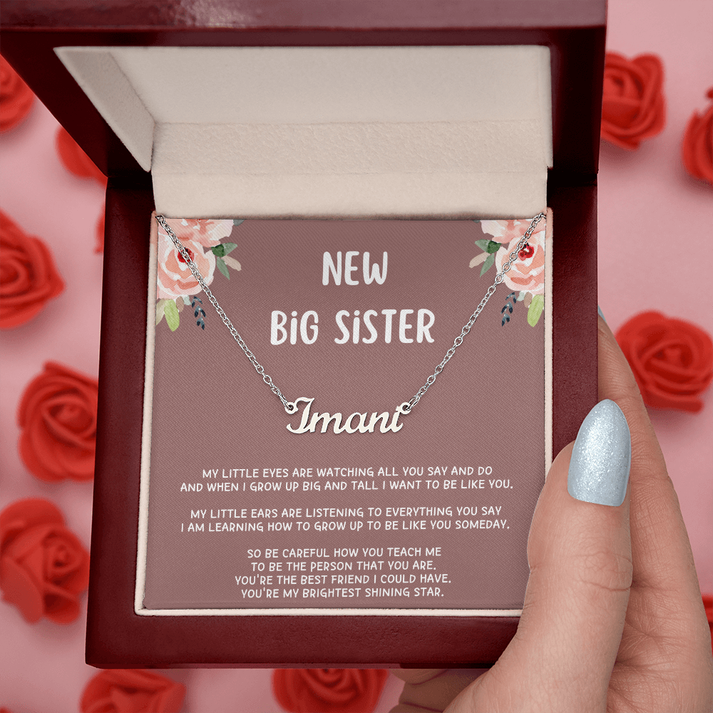 New Big Sister Gifts, Gifts for New Big Sister, Future Big Sister, Necklace Gifts from Baby to Big Sister, Big Sister Gift From New Baby