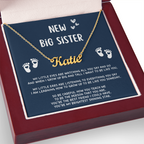 New Big Sister Gifts, Gifts for New Big Sister, Future Big Sister, Necklace Gifts from Baby to Big Sister, Big Sister Gift From New Baby