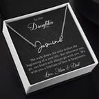 Wedding Name Necklace for Daughter