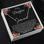 To My Daughter – “Remember Whose Daughter You Are” Personalized Name Necklace
