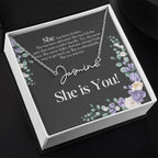 Personalized Name Necklace: Empowering Women with Inspirational Strength, Infertility Support, and Cancer Warrior Gifts