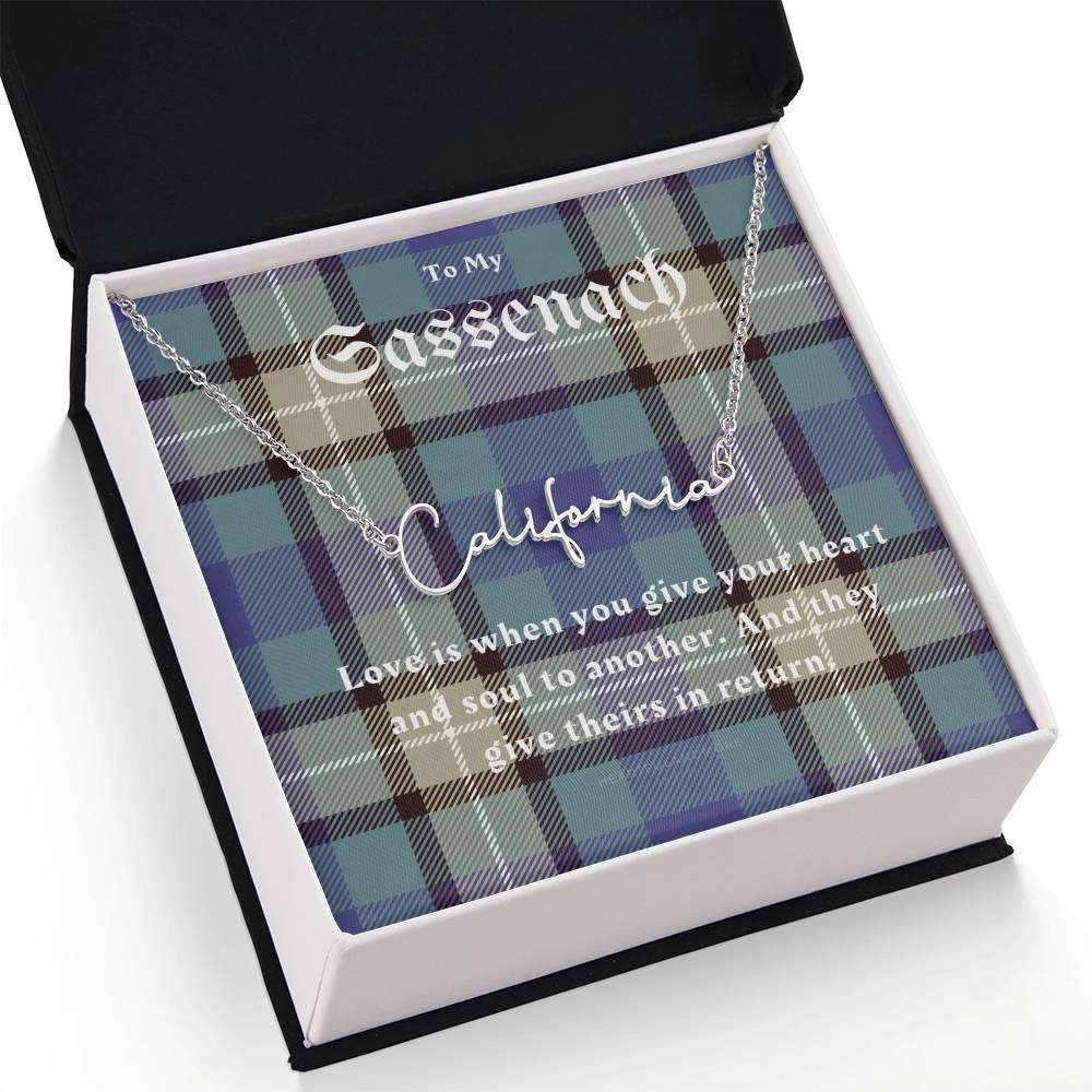 To My Sassenach, Outlander Gift, Outlander Gift Box, Outlander Jewelry, Outlander Gift For Wife, Outlander Charm, Outlander Necklace