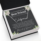 Personalized Maid of Honor Proposal Necklace, Will You Be My Maid of Honor, Maid of Honor Jewelry, I can't say I do without you