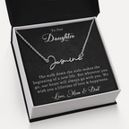 Wedding Name Necklace for Daughter