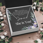 Personalized Name Necklace: Empowering Women with Inspirational Strength, Infertility Support, and Cancer Warrior Gifts