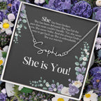 Personalized Name Necklace: Empowering Women with Inspirational Strength, Infertility Support, and Cancer Warrior Gifts
