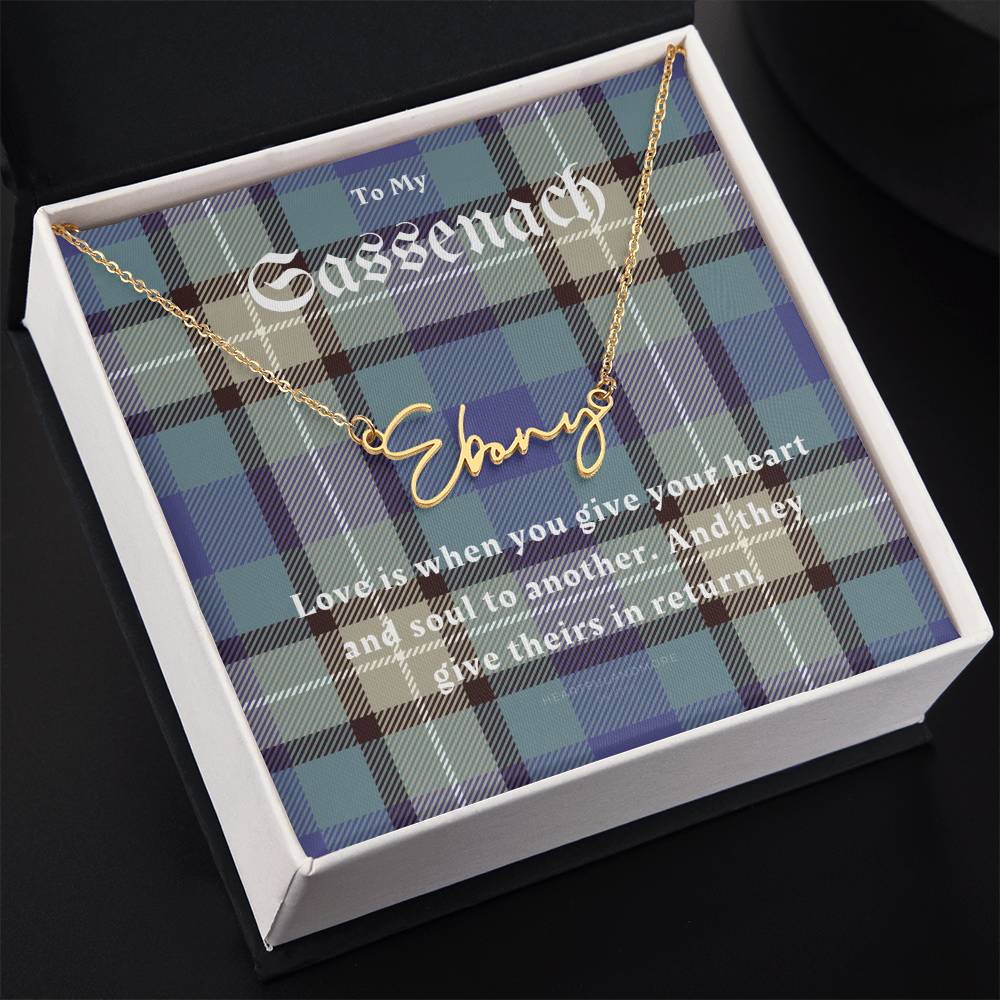 To My Sassenach, Outlander Gift, Outlander Gift Box, Outlander Jewelry, Outlander Gift For Wife, Outlander Charm, Outlander Necklace