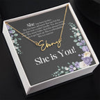 Personalized Name Necklace: Empowering Women with Inspirational Strength, Infertility Support, and Cancer Warrior Gifts