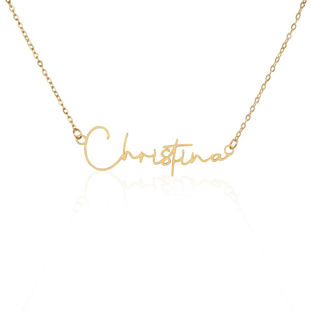 Sister Cancer Warrior Gift, Personalized Name Necklace with Message Card, To My Brave Sister Jewelry, Cancer Support Gift for Her, Strength