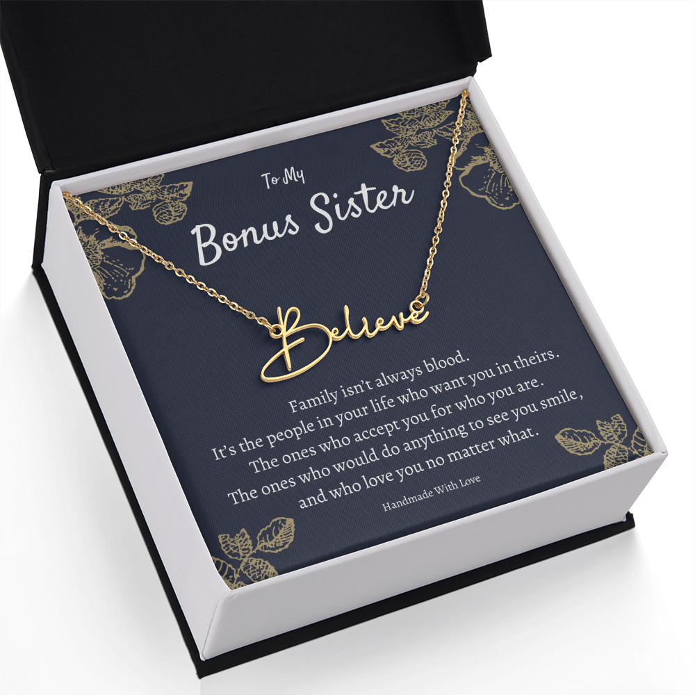 Personalized Sister-in-Law Gift, Custom Jewelry for Sister-in-Law, Birthday or Wedding Gift Idea, Unique Present for In-Laws, Name Necklace