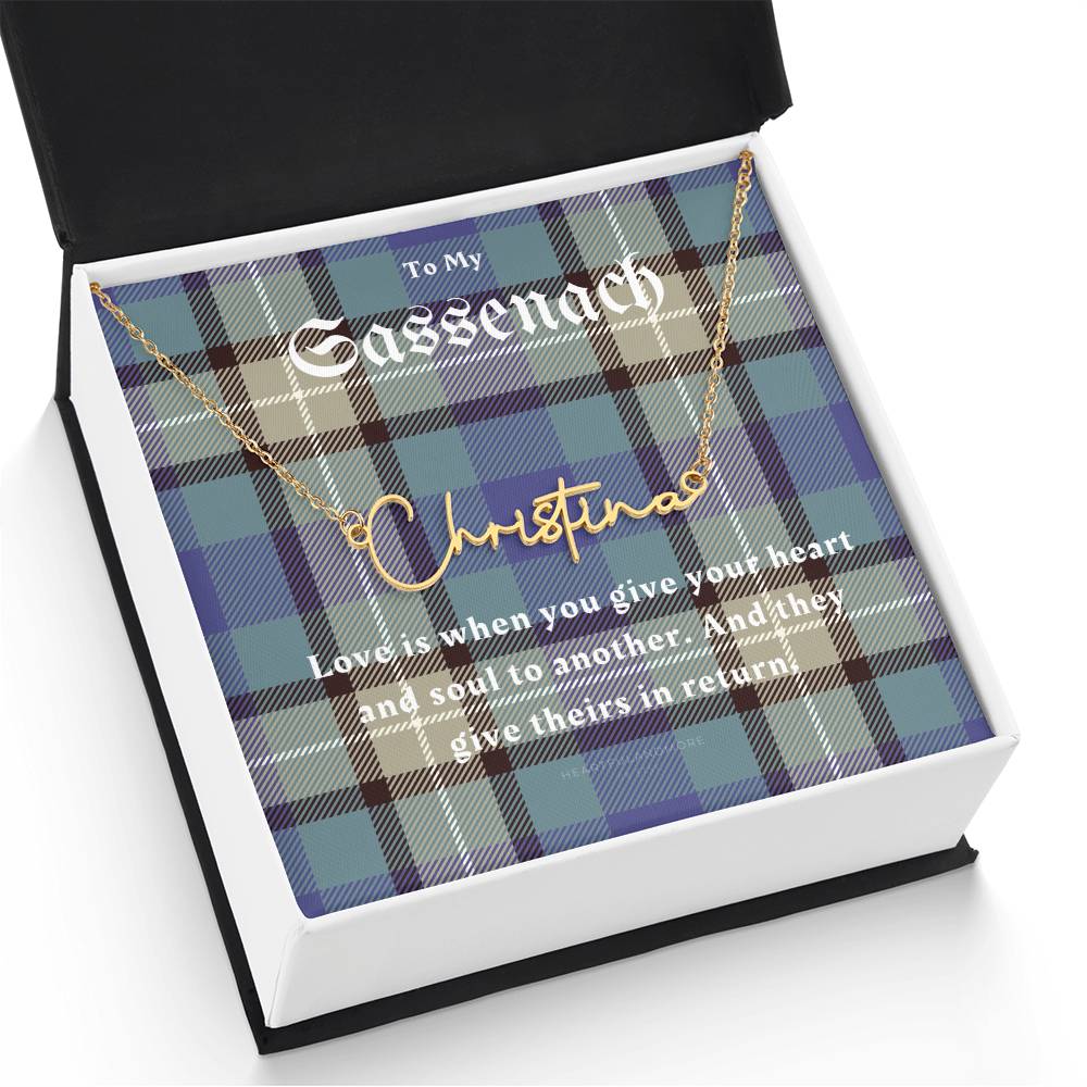 To My Sassenach, Outlander Gift, Outlander Gift Box, Outlander Jewelry, Outlander Gift For Wife, Outlander Charm, Outlander Necklace