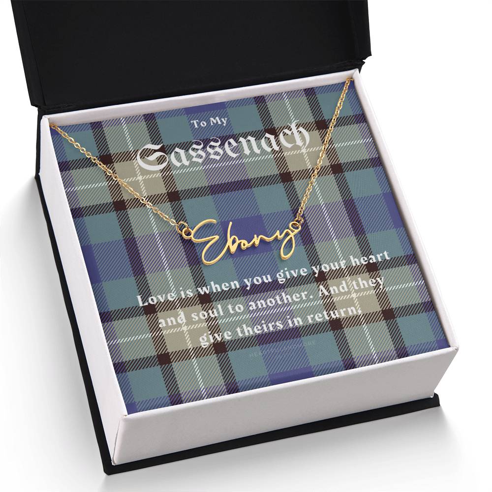 To My Sassenach, Outlander Gift, Outlander Gift Box, Outlander Jewelry, Outlander Gift For Wife, Outlander Charm, Outlander Necklace