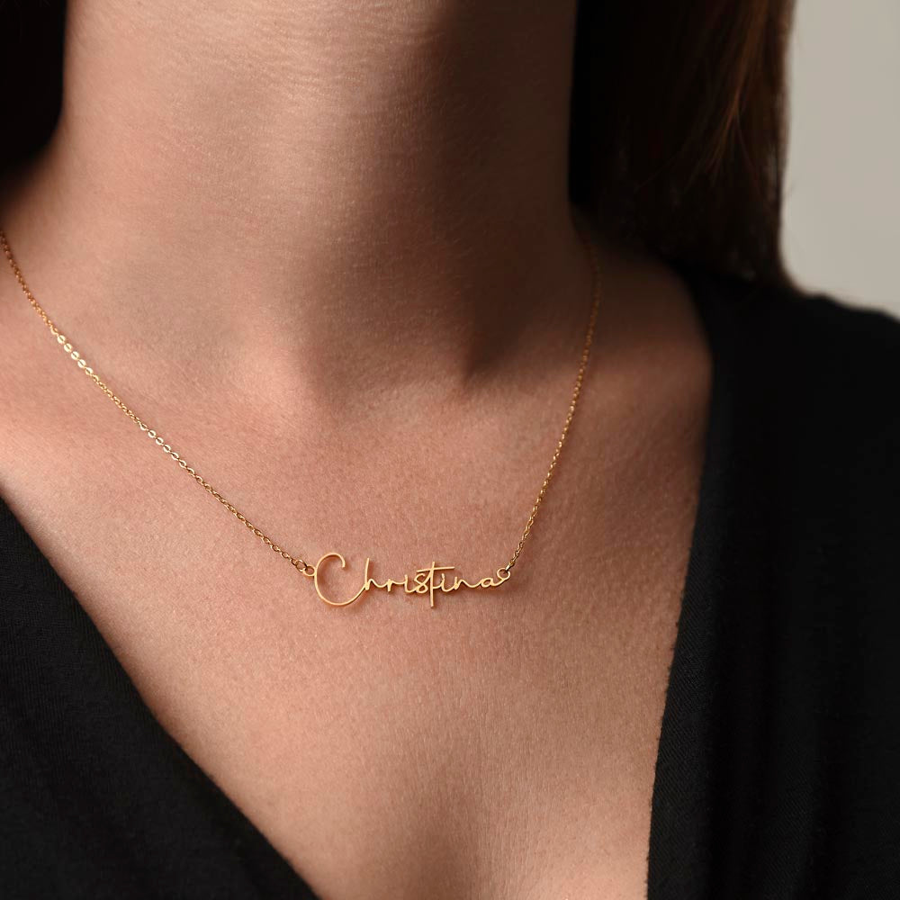 Custom Name Jewelry Gift for Daughter-in-Law, Meaningful Bonus Daughter Gift from Mother-in-Law, Personalized Pendant with Message Box