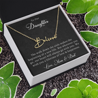 Wedding Name Necklace for Daughter