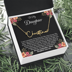 To My Daughter – “Remember Whose Daughter You Are” Personalized Name Necklace