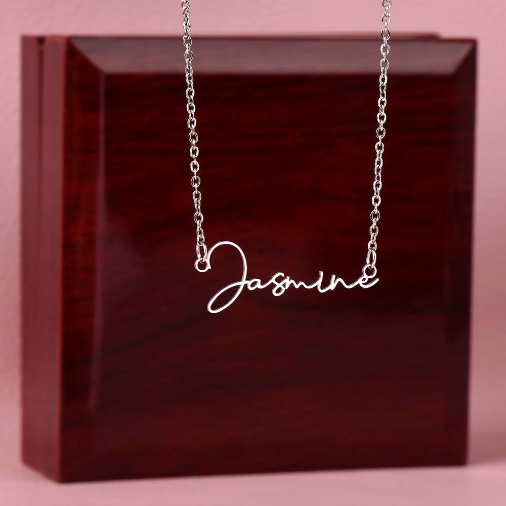 To My Warrior Sister - Personalized Name Necklace with Heartfelt Message Card | Cancer Support Gift, Sisterhood Strength Jewelry