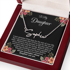 To My Daughter – “Remember Whose Daughter You Are” Personalized Name Necklace