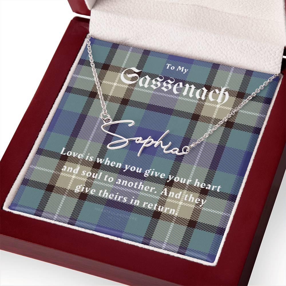 To My Sassenach, Outlander Gift, Outlander Gift Box, Outlander Jewelry, Outlander Gift For Wife, Outlander Charm, Outlander Necklace