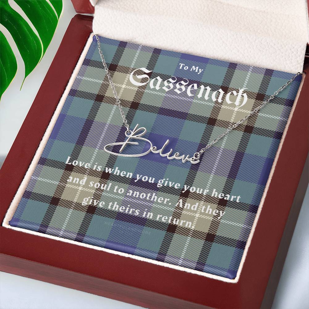 To My Sassenach, Outlander Gift, Outlander Gift Box, Outlander Jewelry, Outlander Gift For Wife, Outlander Charm, Outlander Necklace
