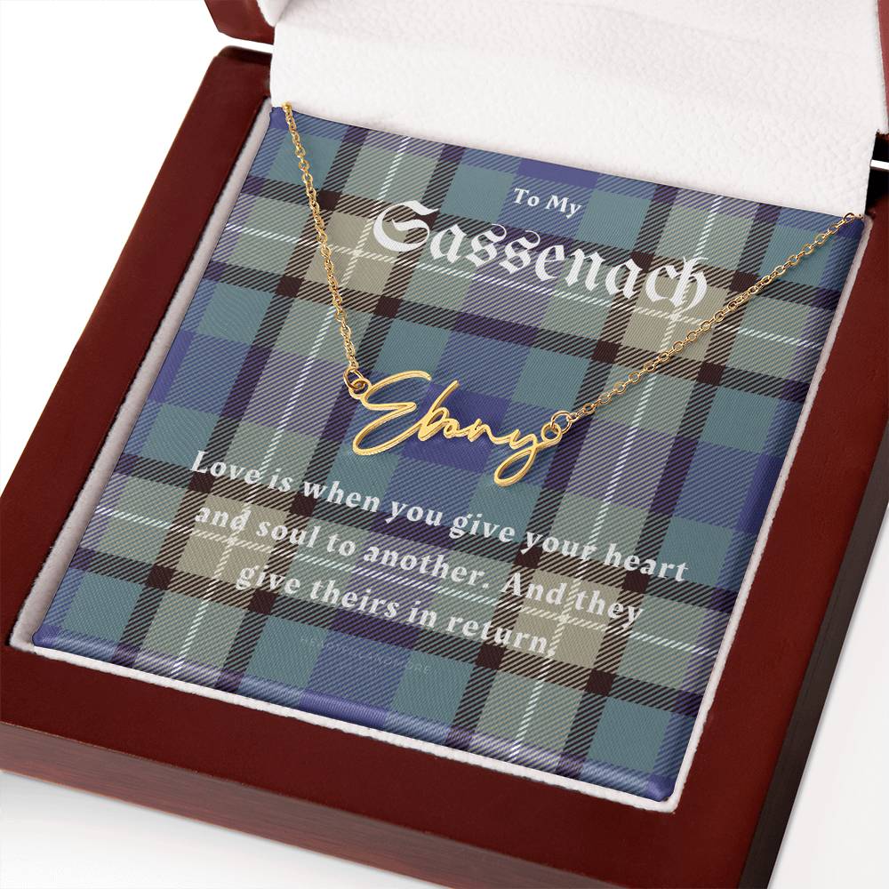 To My Sassenach, Outlander Gift, Outlander Gift Box, Outlander Jewelry, Outlander Gift For Wife, Outlander Charm, Outlander Necklace