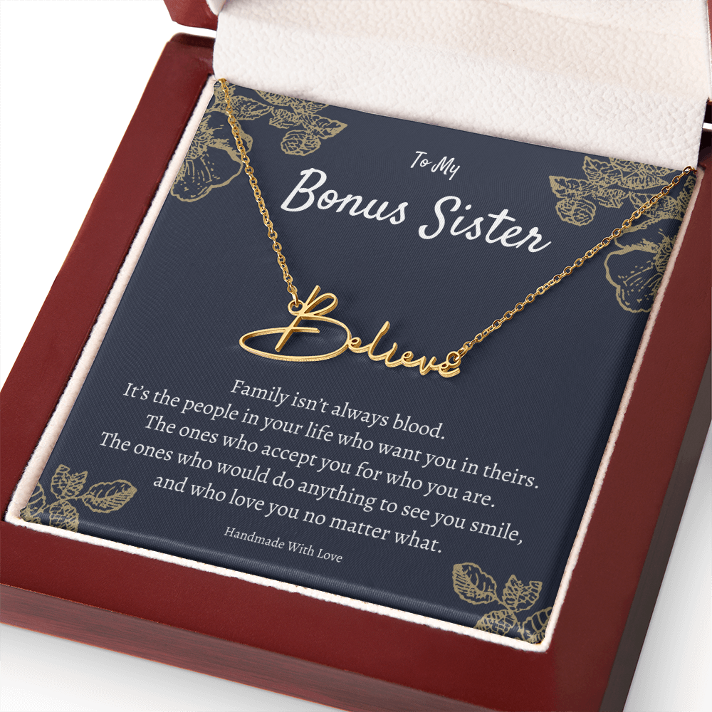 Personalized Sister-in-Law Gift, Custom Jewelry for Sister-in-Law, Birthday or Wedding Gift Idea, Unique Present for In-Laws, Name Necklace