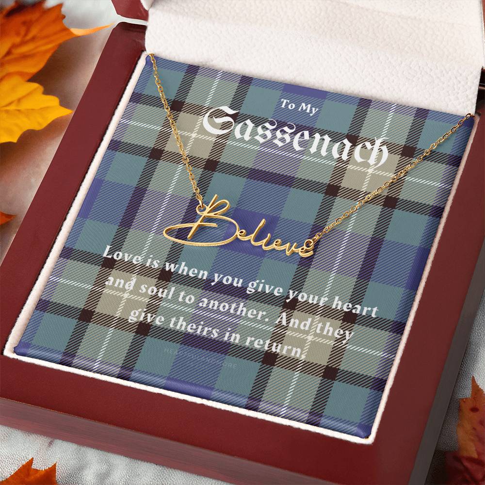 To My Sassenach, Outlander Gift, Outlander Gift Box, Outlander Jewelry, Outlander Gift For Wife, Outlander Charm, Outlander Necklace