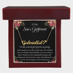 Custom Name Necklace Gifts for Sons Girlfriend, Sons Girlfriend Gift, Meaningful Gift, Birthday Gift, Christmas Gift, Sons Girlfriend Jewelry