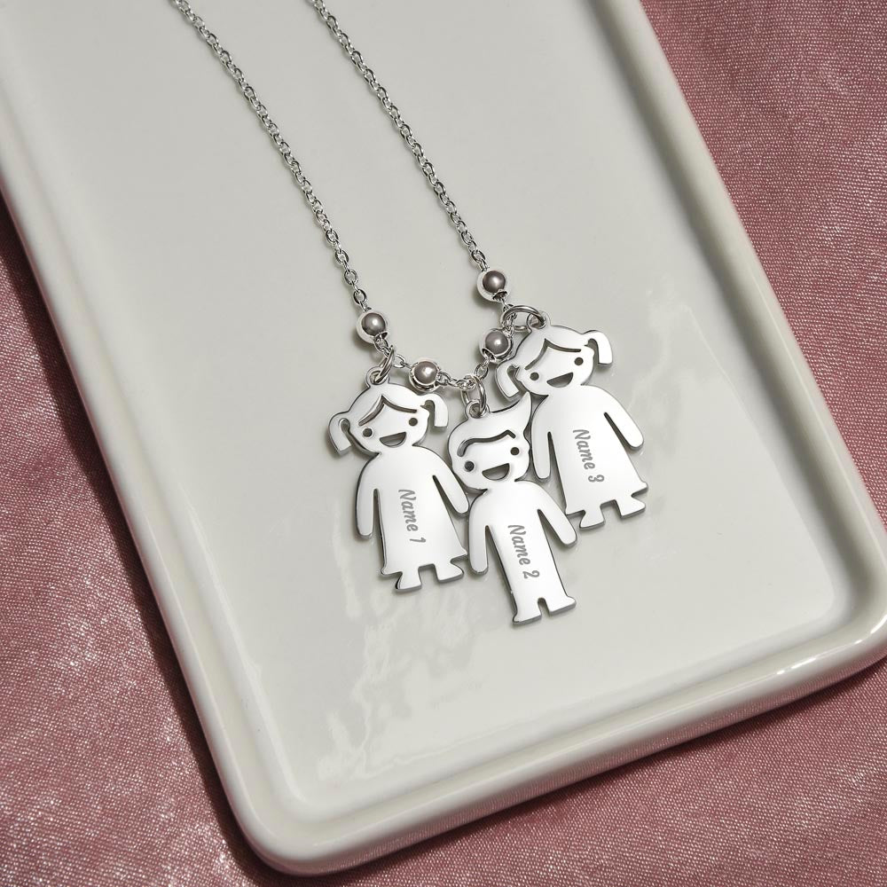 Grandma Gift from Kids, Children to Grandma Gifts, Unique Grandma Gifts Ideas, Kids to Grandma Gifts,  Kids Name Necklace