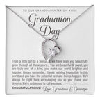 Granddaughter Graduation Gift from Grandma & Grandpa, Gift for Granddaughter Graduation, Granddaughter Graduation Necklace