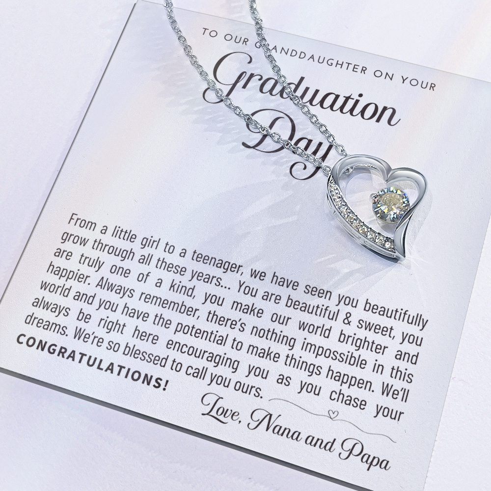 Granddaughter Graduation Gift from Nana & Papa, Gift for Granddaughter Graduation, Granddaughter Graduation Necklace