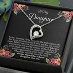 To My Daughter – “Remember Whose Daughter You Are” Forever Love Necklace