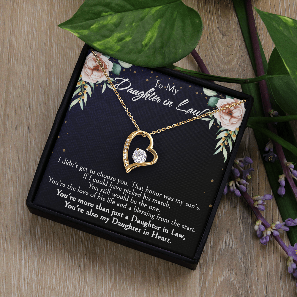 Meaningful Gift for Daughter-in-Law from Mother-in-Law, Bonus Daughter Jewelry with Heartfelt Message Card, Special Occasion Jewelry