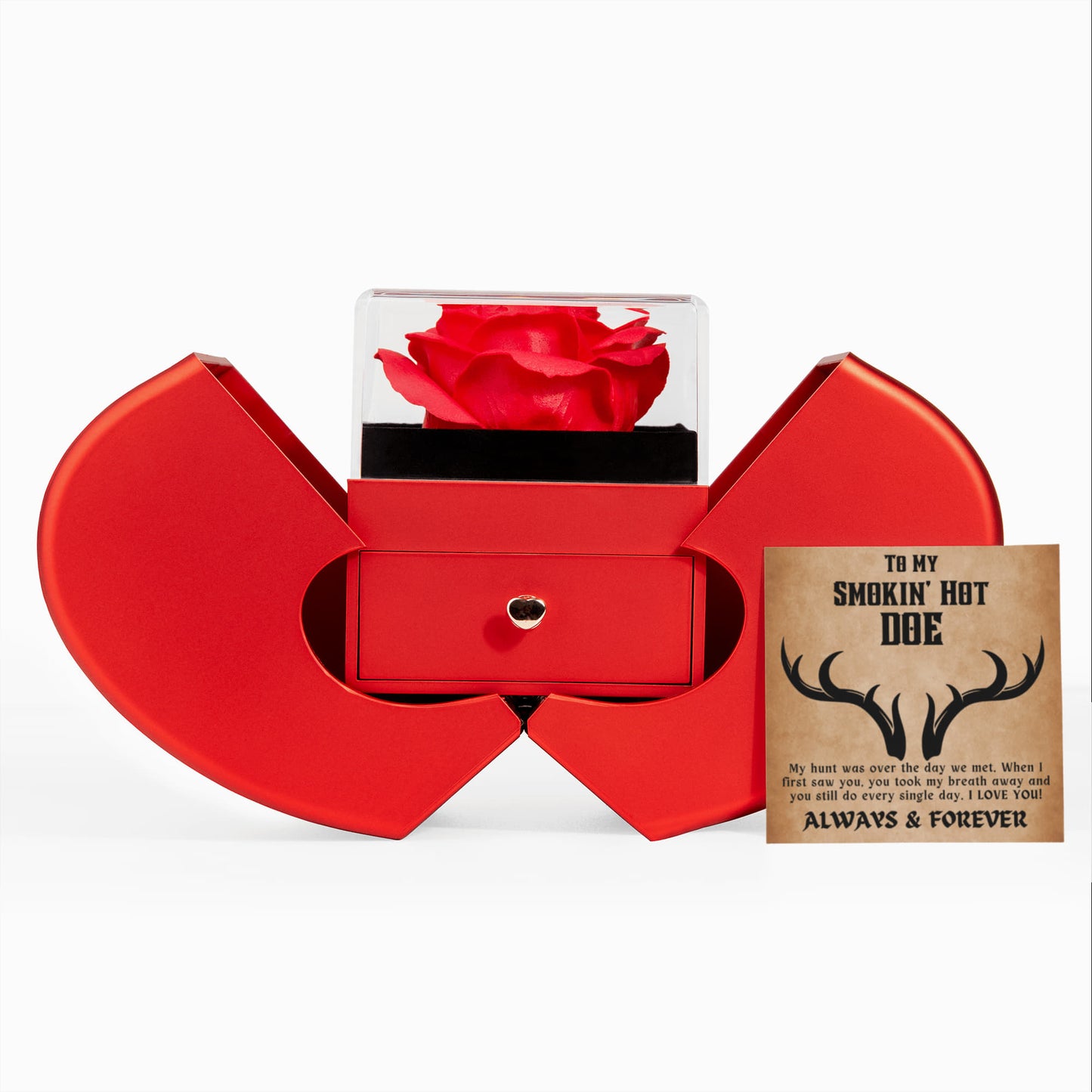 To My Smokin' Hot Doe - Love Knot Necklace