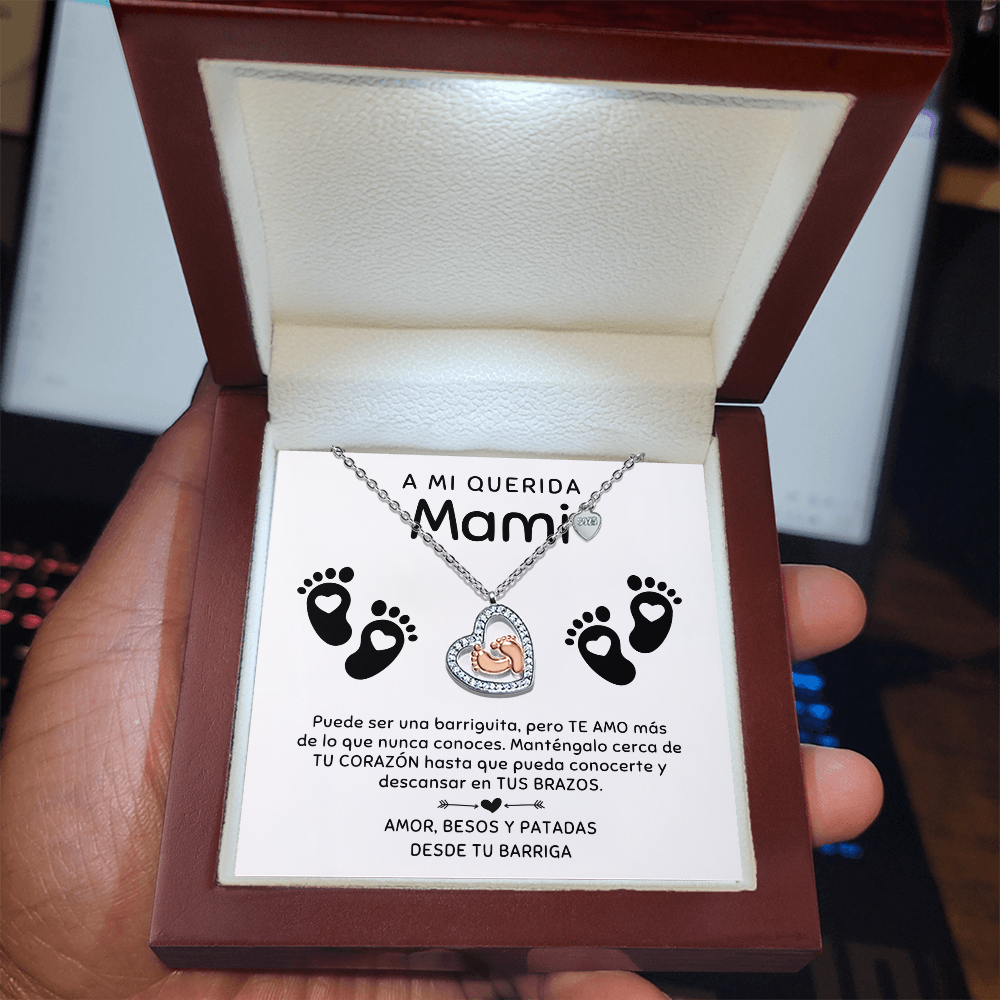Regalo Para Esposa Embrazada, New Mommy Gift Necklace, Nueva Mamá En El Hospital, Esposa Embarazada, Embarazo Para Mamá Primeriza