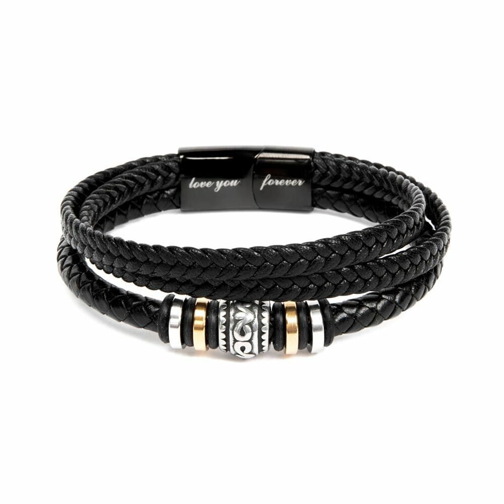 Meaningful Dad Fathers Day Gifts, Leather Bracelet, Best Fathers Day Gifts for Dad from Son, Dad Fathers Day Present, Son to Dad Gifts Ideas