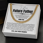 Future Father In Law Necklace, Father In Law Gift Wedding, Gift for Father In Law on Wedding Day, Father of the Groom Gift from Bride